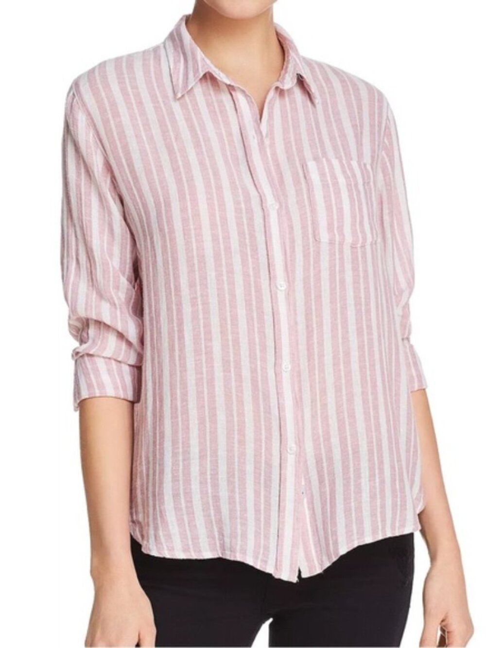 RAILS Charli Top | Bordeaux Stripe | Size XL